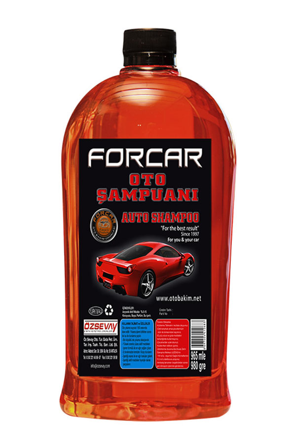 Forcar Oto Şampuanı  965 ml.